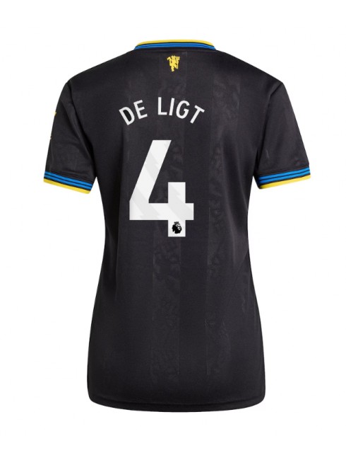 Manchester United Matthijs de Ligt #4 Replika Tredje Kläder Dam 2025-26 Kortärmad Manchester United Matthijs de Ligt #4 Replika Tredje Kläder Dam 2025-26 Kortärmad